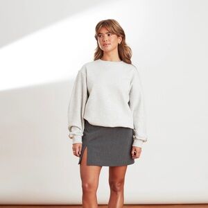 Djerf Avenue (NWT) Must Have Mini Skirt - Grey